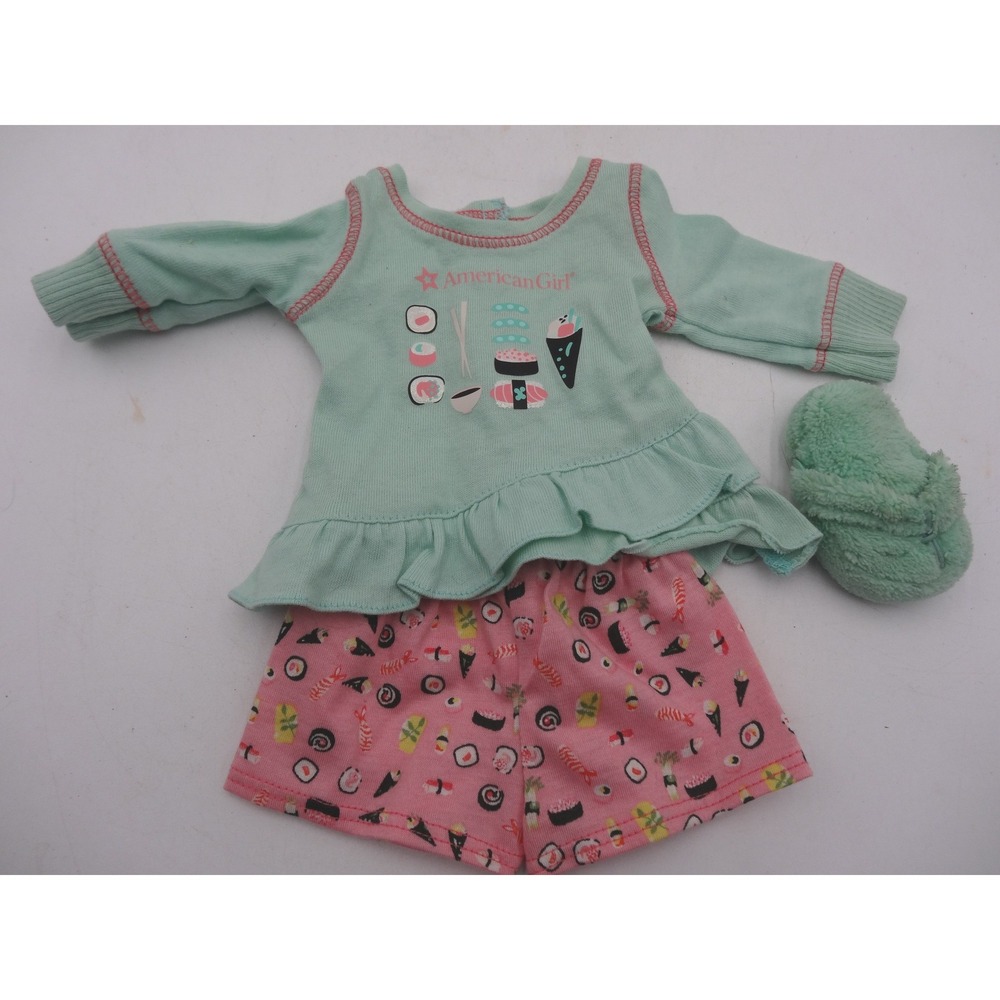 American Girl Truly Me That's How We Roll PJ Set for 18" Dolls Sushi Pajamas